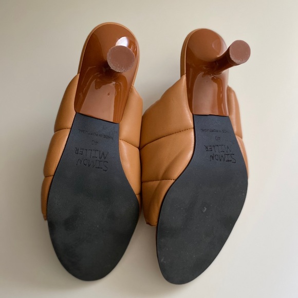 Simon Miller Women's Padded Vegan Leather Mules - Picture 3 of 6
